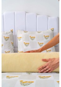 Resim Rivaistanbul Sementa Tek Kişilik Nevresim Takımı Pamuklu Sarı 