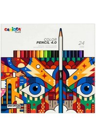 Resim Carioca Plus 4.0 Kuru Boya Kalemi 24'lü 