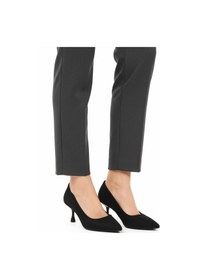 Resim Ayakmod 695033 Z Siyah Süet Kadın Topuklu Ayakkabı Siyah 