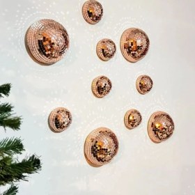 Resim Kendinden Yapışkanlı Aynalı Kare Bronz Sticker 30X30 cm 