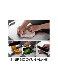 Resim Cvs Dn 00137 Paslanmaz Celık Kesme Tahtası Metal 