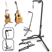 Resim Larkin GS10 Üst Kalite Kilitli Enstrüman Saz Bağlama Gitar Standı Ayaklığı Sehpası 