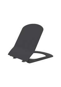 Resim Creavit Elegant Duroplast Yavaş Kapanan Klozet Kapağı Mat Antrasit Mat Antrasit 