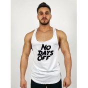 Resim No Days Of Baskılı Fitness Atlet 