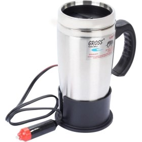 Resim Ahmet Otomotiv 12V Termoslu Araç Su Isıtıcı Kettle 12V Çay Kahve Oto Ketıl FMA00312 