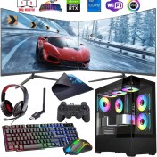 Resim Rogame I7 12700F 32GB Ddr4 1tb M2 8gb RTX4060 Çift 24" 100Hz Mon. Oyun Bilgisayarı (Gaming Set) 