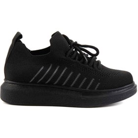 Resim Bambi Siyah Kadın Sneaker K01510153582 