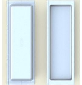 Resim Mutfak Çekmece Içi Tek Bölmeli Kepçelik-kaşıklık Beyaz 16cmx48cm Boydan 4cm Kesilebilir Beyaz 