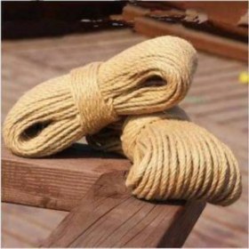 Resim 12MM Jüt ve Kendir Halat, 20 Metre, Dekoratif ve Dayanıklı Ip 