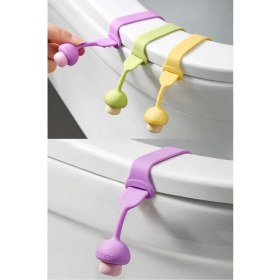 Resim Beyzana Tasarımlı Klozet Kaldırma Aparatı Hijyenik Kullanım İçin 24 x 2.4 cm Esnek Yapı 