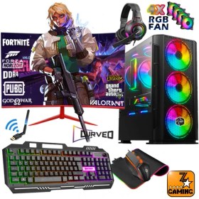 Resim Zeiron Ironhide X70 Ryzen 5 5500 16GB Ram 1tb M.2 SSD RX580 8gb 23.8" Oyuncu Masaüstü Bilgisayar 