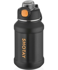 Resim Shotay Çelik Unisex Matara 720 Ml. Sht-st-8238-2 Siyah 