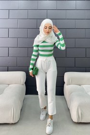 Resim mrv women Kadın Tesettür Havuç Paça Pantolon 