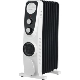 Resim Luxell LUX09-FP-BW 9 Dilim 2400 Watt Turbo Fanlı Yağlı Radyatör 