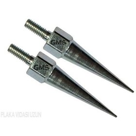 Resim Motosiklet Sivri Vida Nikel 6Mm Özel Yapım Set 6 Adet 