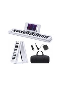 Resim Donner Dp-06 Katlanabilir Dijital Piyano Beyaz 