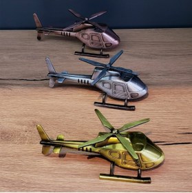 Resim Kanonik Education Dekoratif Metal Helikopter 