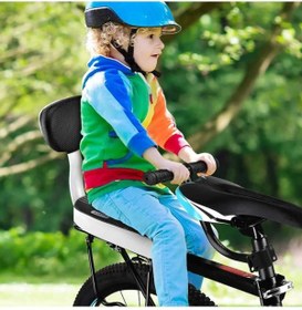 Resim SARİSSA BİSİKLET Arka Bagaj Üstü Çocuk Koltuğu Sırt Dayamalı (Basamaklı - Gidonlu) Bagaj Koltuğu 