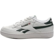Resim Reebok Club C Revenge 100201198 Unisex Sneaker Ayakkabı Beyaz Yeşil 36-45 Beyaz - Yeşil 