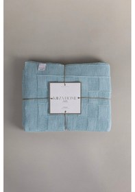 Resim Plaid Mavi Tek Kişilik Battaniye 160x220 15021 Mavi 