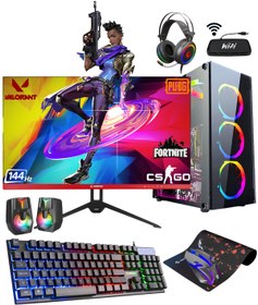 Resim Zeiron Apache X5 I5-3470 8gb 128gb Ssd+320gb Hdd Gt730 24" 144hz Oyuncu Masaüstü Bilgisayar 