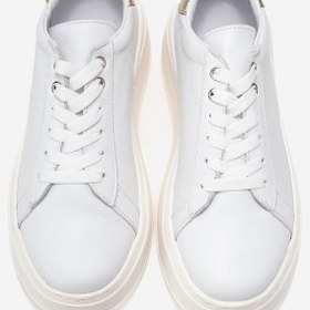 Resim Luvi Shoes Gueno Beyaz Cilt Hakiki Deri Kadın Spor Ayakkabı Beyaz 