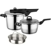 Resim ArYıldız Easy Quick Kanka Düdüklü Tencere Seti - 6 lt + 4 lt 