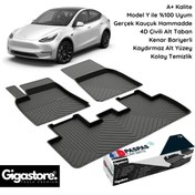 Resim Gigastore TESLA MODEL Y 4D KAUÇUK PASPAS SETİ 