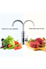 Resim Wevolt Elektrikli Ani Su Isıtıcı Musluk Termal Ani Su Isıtıcı Musluk Paslanmaz Çelik Lüks Musluk. 