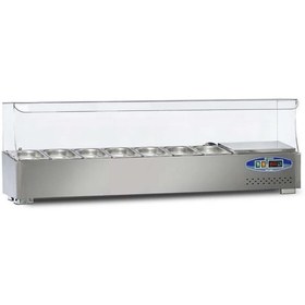 Resim Dampak Soğutmalı Set Üstü Salad Bar 7 Küvet 150 x 35 x 40 (cm) 