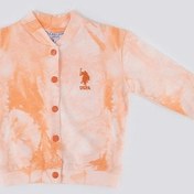 Resim U.S. Polo Assn Creamy İntensity Somon Bebek Hırka Somon 