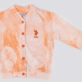 Resim U.S. Polo Assn Creamy İntensity Somon Bebek Hırka Somon 