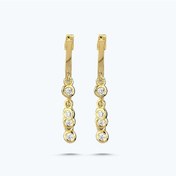 Resim Altınbaş Altınbaş Pırlanta Sallantılı Küpe 