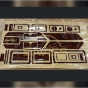 Resim Saviss Renault Broadway Gül Desenli Maun Full Set, Maun Kaplama,konsol Kaplama (gül Desenli Maun) 