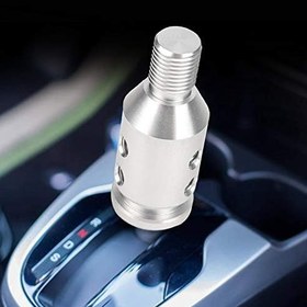 Resim TOPINCN Dişli Olmayan Vites Değiştiriciler Için Universal Araç Vites Topuzu Adaptörü (SILVER) 