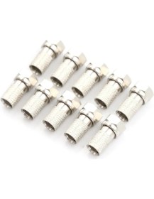 Resim Moonkip F Konnektör Rg6 Kablo Için 10 Adet 