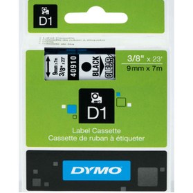 Resim Dymo D1 Şerit Standart 9 Mmx7 Mt Şeffaf Üzerine Siyah 40910 S0720670 