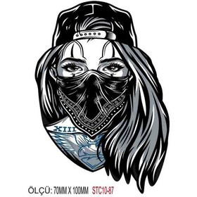 Resim Motorsiklet Otomobil Sticker 2 Adet 086 