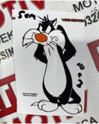 Resim MTO Sylvester Kedi Sticker 5 cm x 8 cm 