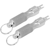 Resim Wezone 2 Adet Çelik Valf Çekirdek Kaldırma Aracı - Bisiklet, Araba, Motosiklet Tamiri İçin Taşınabilir Tamir Aracı 