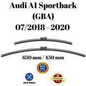 Resim Audi A1 Sportback Gb 2018 2019 2020 Uyumlu Ön Cam Muz Tipi Silecek Süpürgesi Seti 650/450mm Silbak 