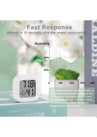Resim Adet Nem Ölçer Nem Sensörü İç Mekan Monitörü Fahrenheit 
