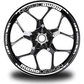 Resim Beyaz Momodesing Takım Jant Sticker Etiket 