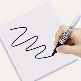 Resim 1/3/4 adet Büyük Kapasiteli Yağ Bazlı Marker Kalem, Su Geçirmez Hızlı Kuruyan Solmayan, 1, 2mm Lif Ucu, Klasik Dört Renk (Siyah, Mavi, Kırmızı, Yeşil), Ulaştırma, Nakliye, Graffiti Boyama, Okul Ofisi ve Plastik / Cam / Metal / Karton / vb. Üzerinde Reklam Posteri için Uygun 