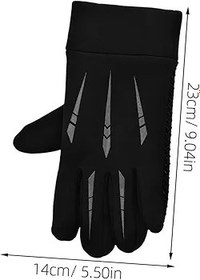 Resim ABOOFAN 2 Çift Kış Motosiklet Eldivenleri Erkekler Ve Kadınlar Için Tam Parmak Yalıtımlı Eldiven Soğuk Hava Sürme Dokunmatik Eldiven 