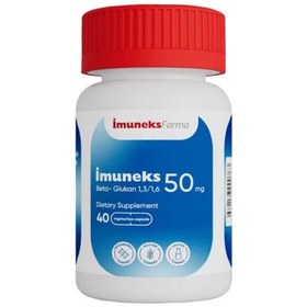 Resim İmuneks Farma Beta-Glukan Takviye Edici Gıda 40 Tablet 