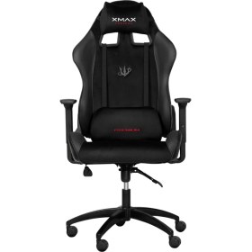 Resim / Rio Terletmez Kısmi Derili Kadife Kumaş Kırmızı Siyah Gaming Oyuncu Koltuğu / 120 kg Taşır 