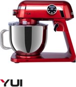 Resim Yui M123 Easy Chef Premium 1800W Dokunmatik Ekran Alüminyum Stand Mikser 7Lt.+Kıyma Başlık Seti 