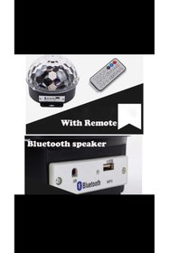 Resim Zens Shop Disko Topu Speaker Hoparlör Işıklı Led Işıklı 