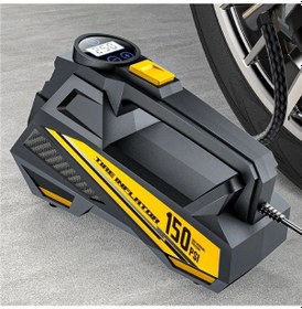 Resim Jialan Kablolu Taşınabilir Araba Hava Pompası Yükseltilmiş 12v 